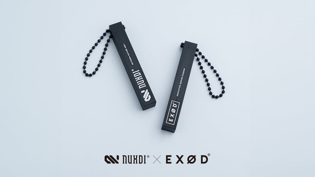 NUXDI × EXODコラボレーションアイテム『ALUMINUM KEYCHAIN』リリース